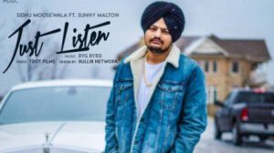 Just Listen Sidhu Moose Wala