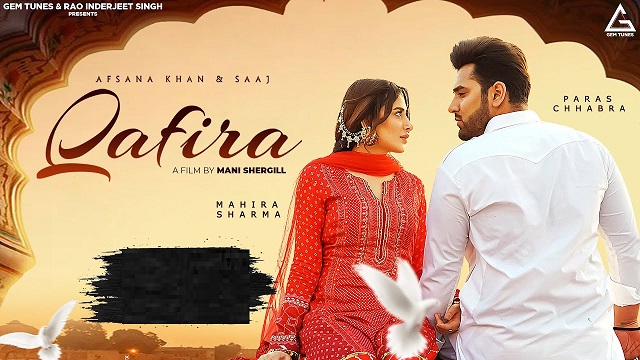 Qafira Lyrics – Afsana Khan ft. Saajz